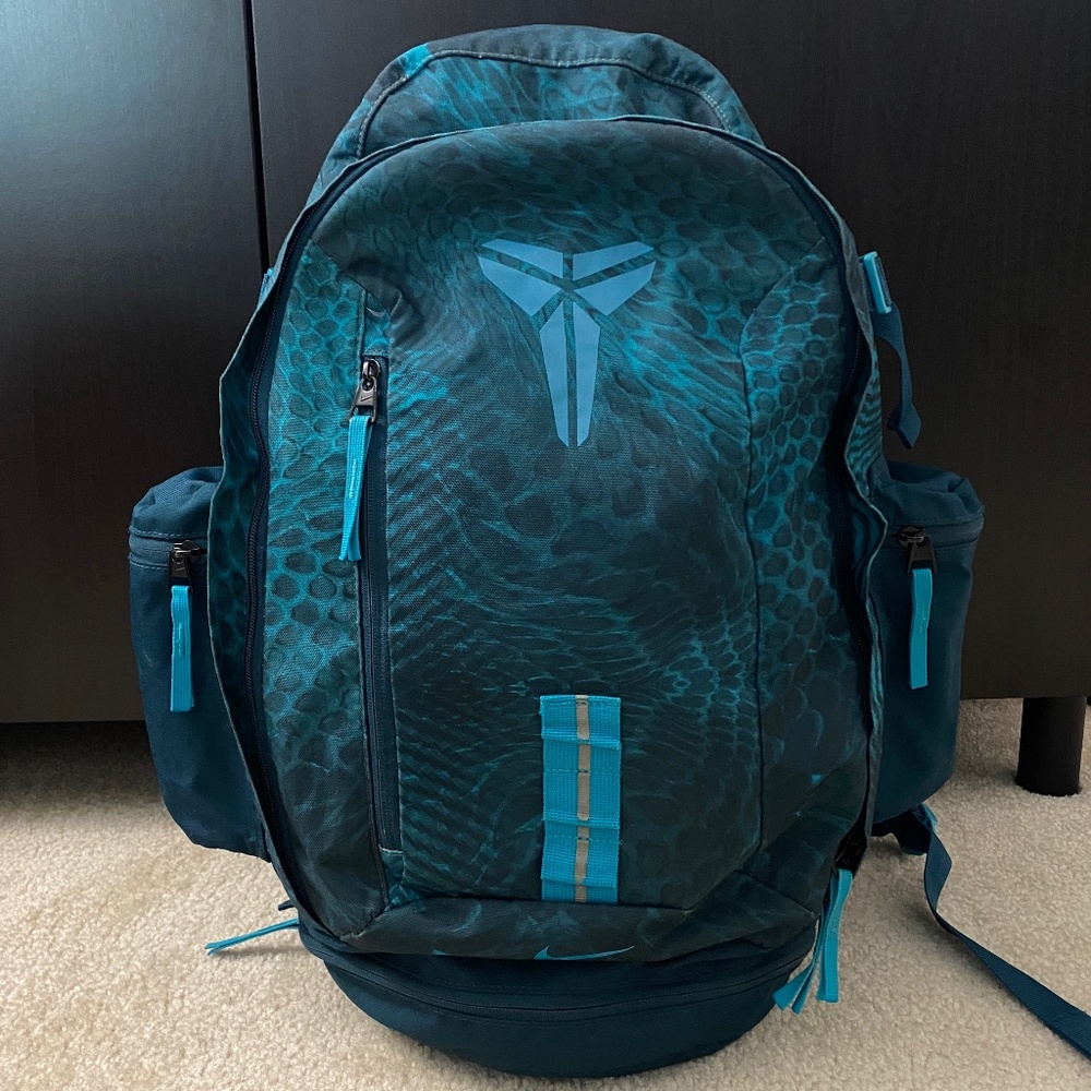 Nike Kobe Elite Air Max Backpack 34L Blue Green Turquoise